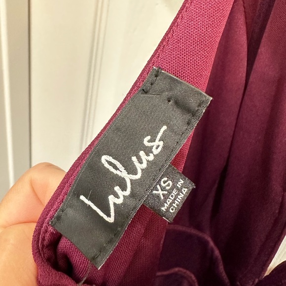 Lulus XS chiffon maxi dress - Picture 3 of 4